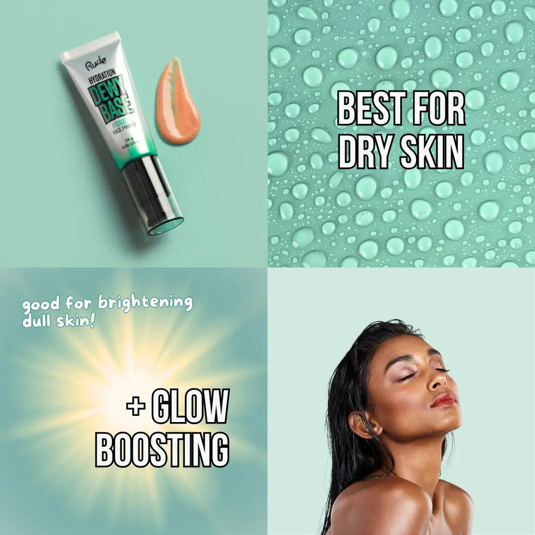 Rude Hydration Collection Dewy Base Hydrating Face Primer