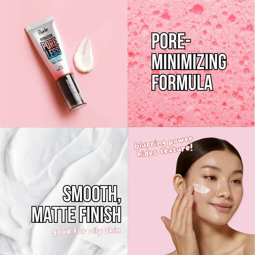 Rude Hydration Collection Pore-less Lightweight Face Primer