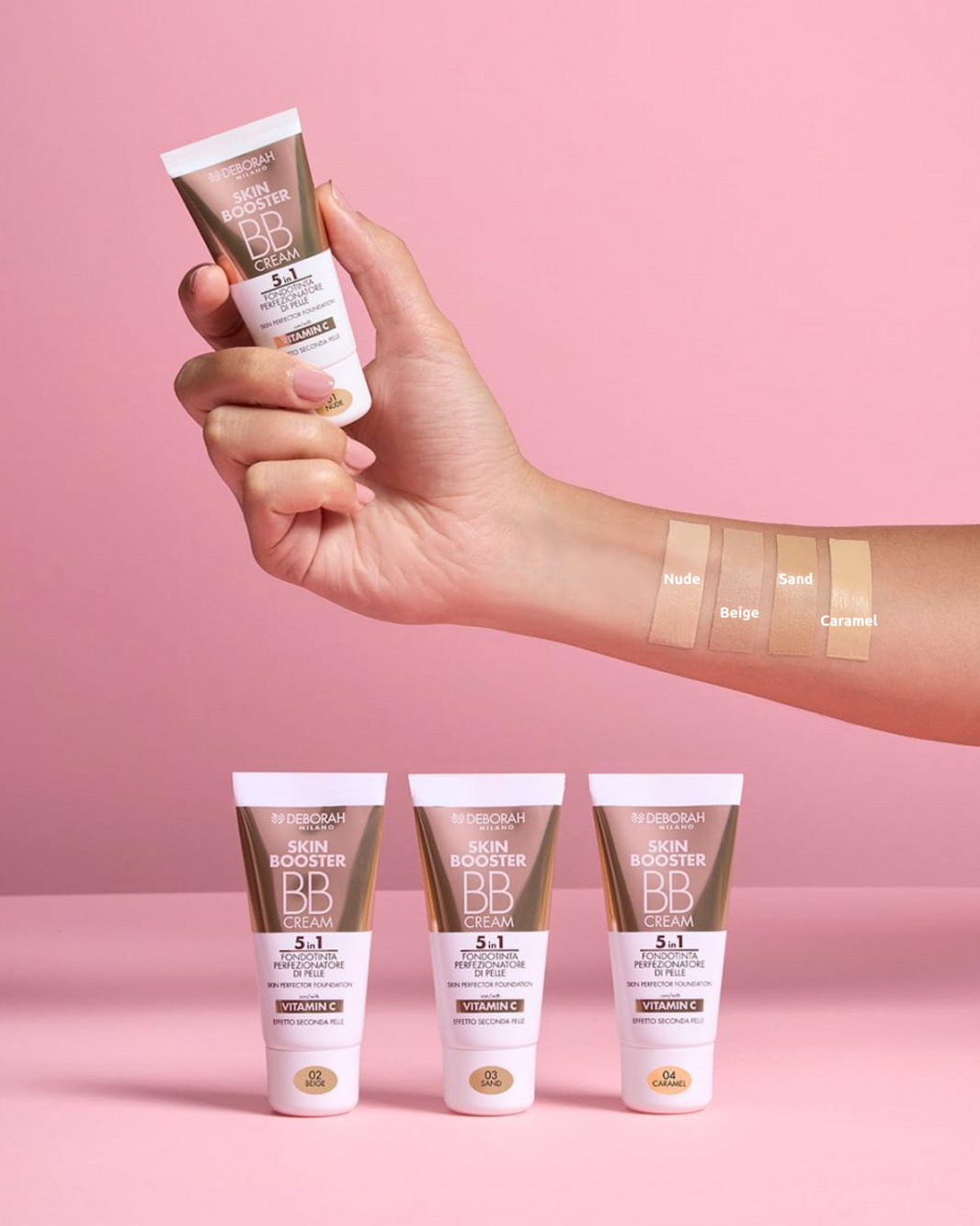 DEBORAH SKIN BOOSTER BB CREAM 5 IN 1 SKIN PERFECTOR FOUNDATION