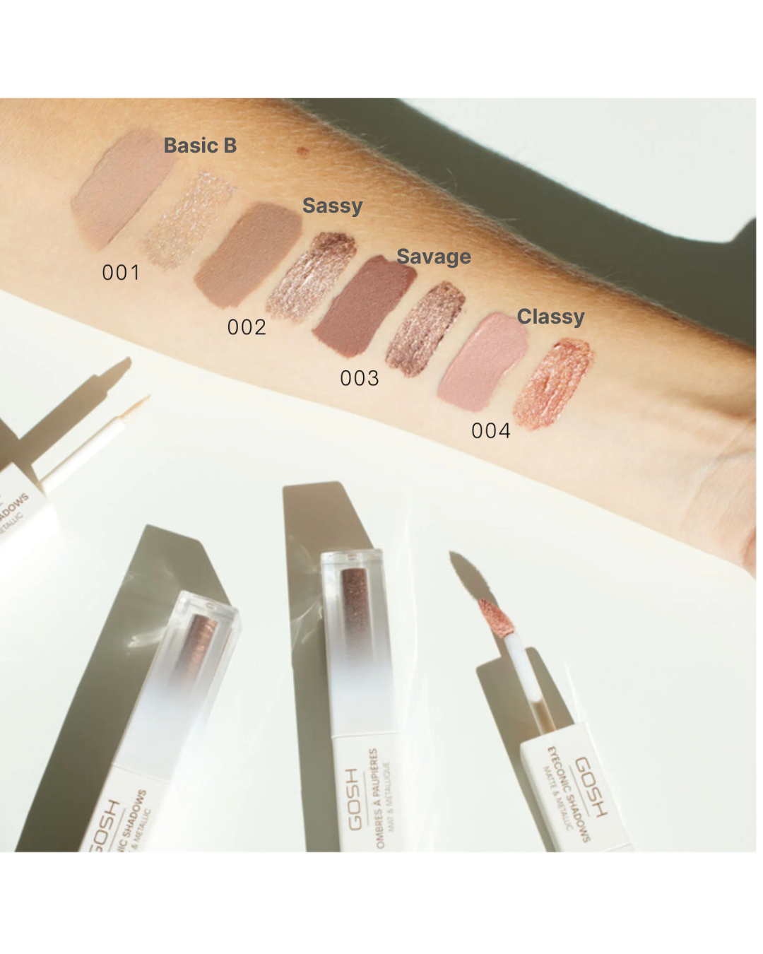 GOSH Eyeconic Shadows, 2 in 1