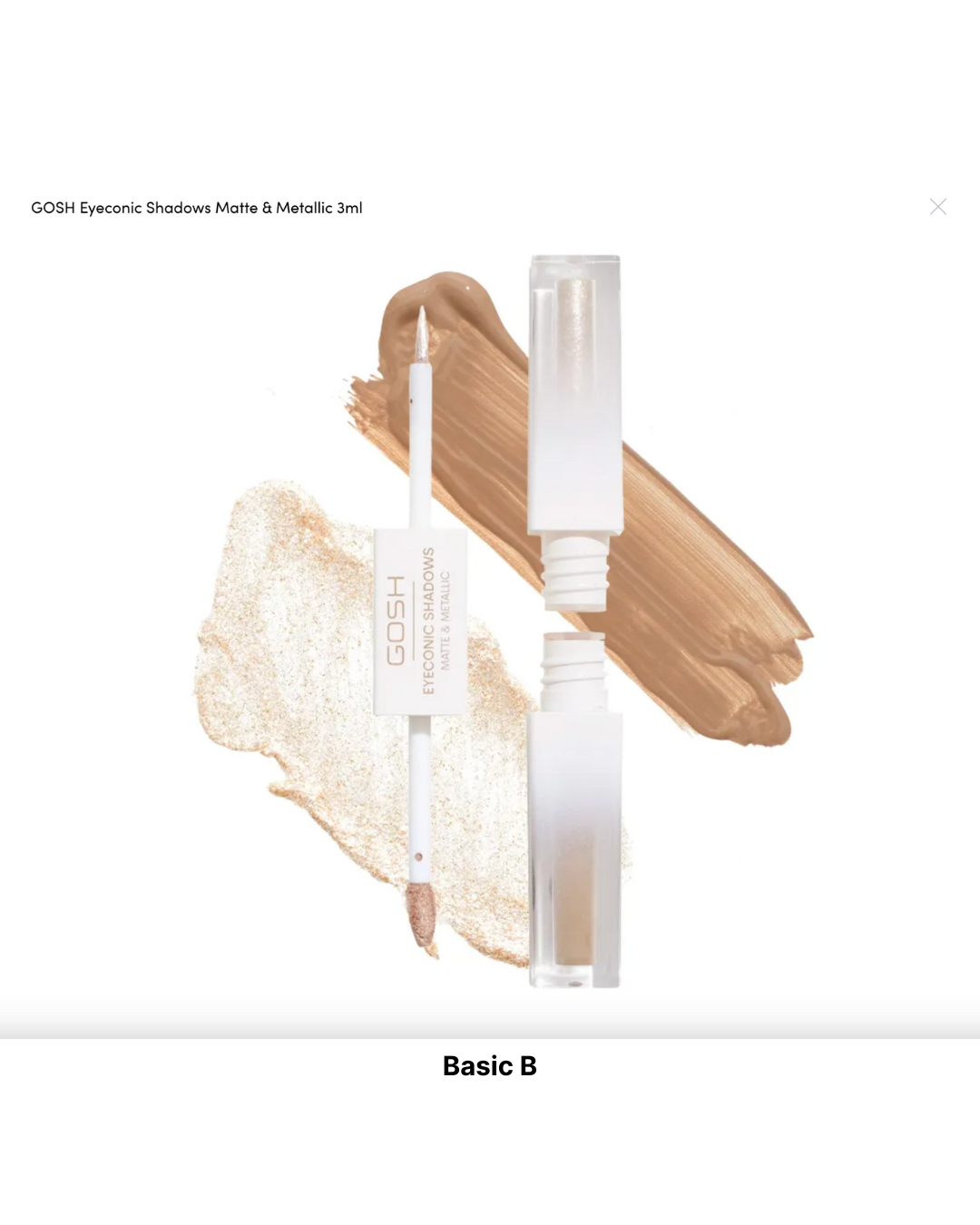 GOSH Eyeconic Shadows, 2 in 1