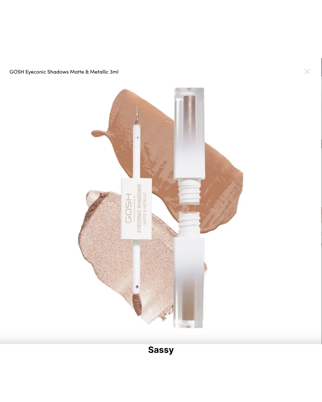 GOSH Eyeconic Shadows, 2 in 1