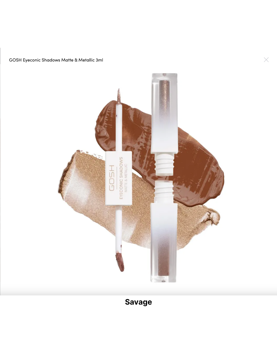 GOSH Eyeconic Shadows, 2 in 1