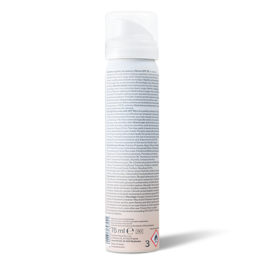 PAESE Ultra-Light Protective Mist Over Make-up SPF 50