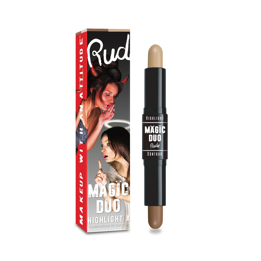 RUDE MAGIC DUO HIGHLIGHT & CONTOUR