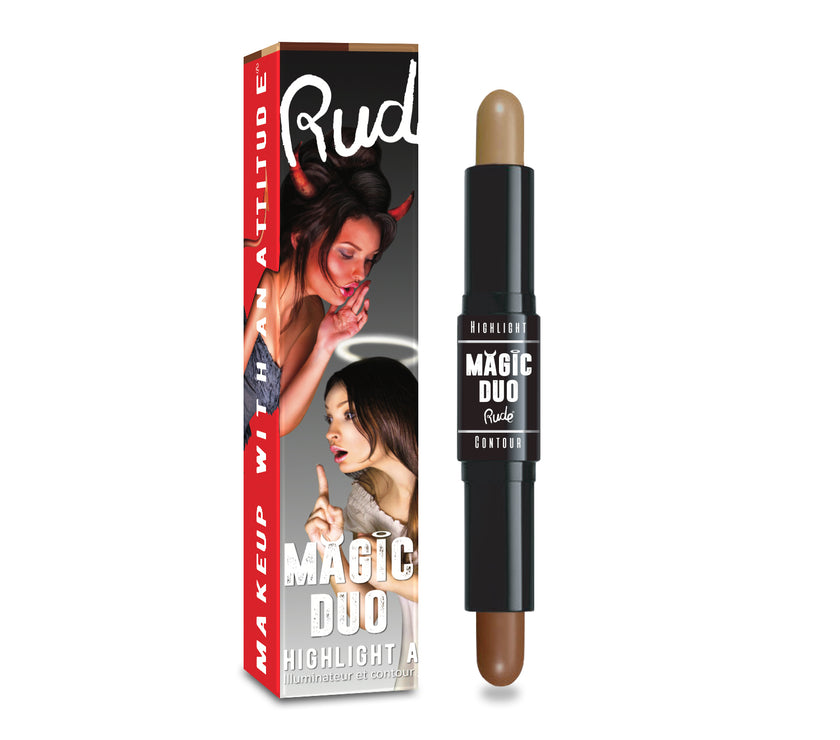 RUDE MAGIC DUO HIGHLIGHT & CONTOUR