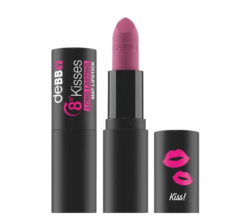 8H KISSES LONG LASTING MAT LIPSTICK