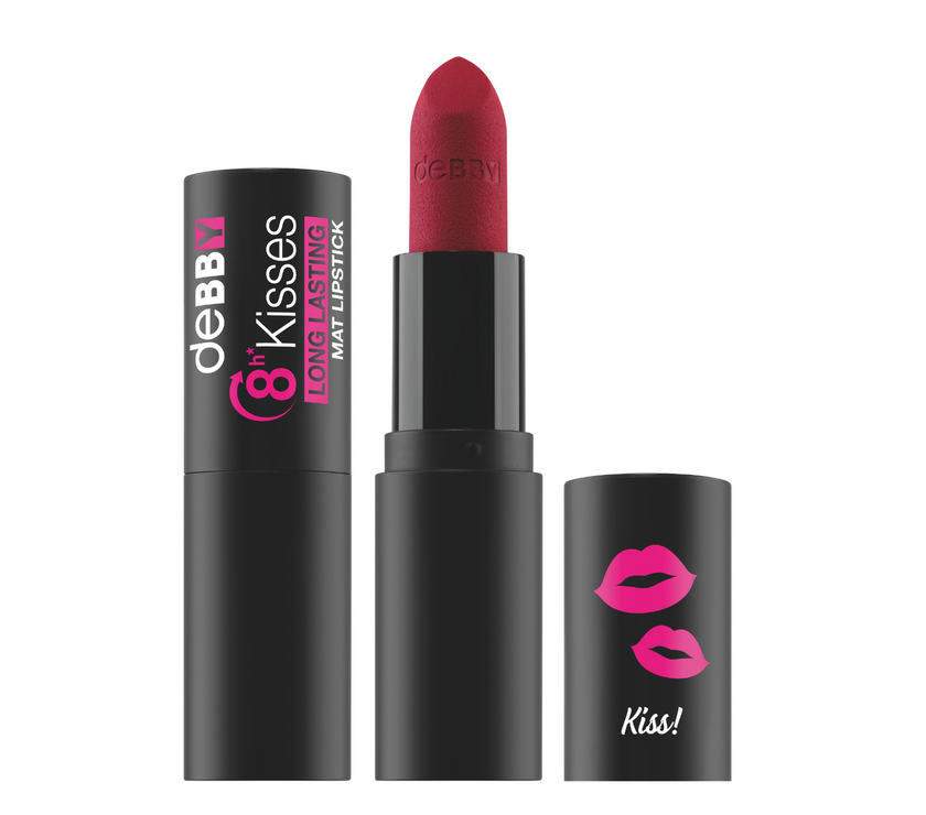 8H KISSES LONG LASTING MAT LIPSTICK