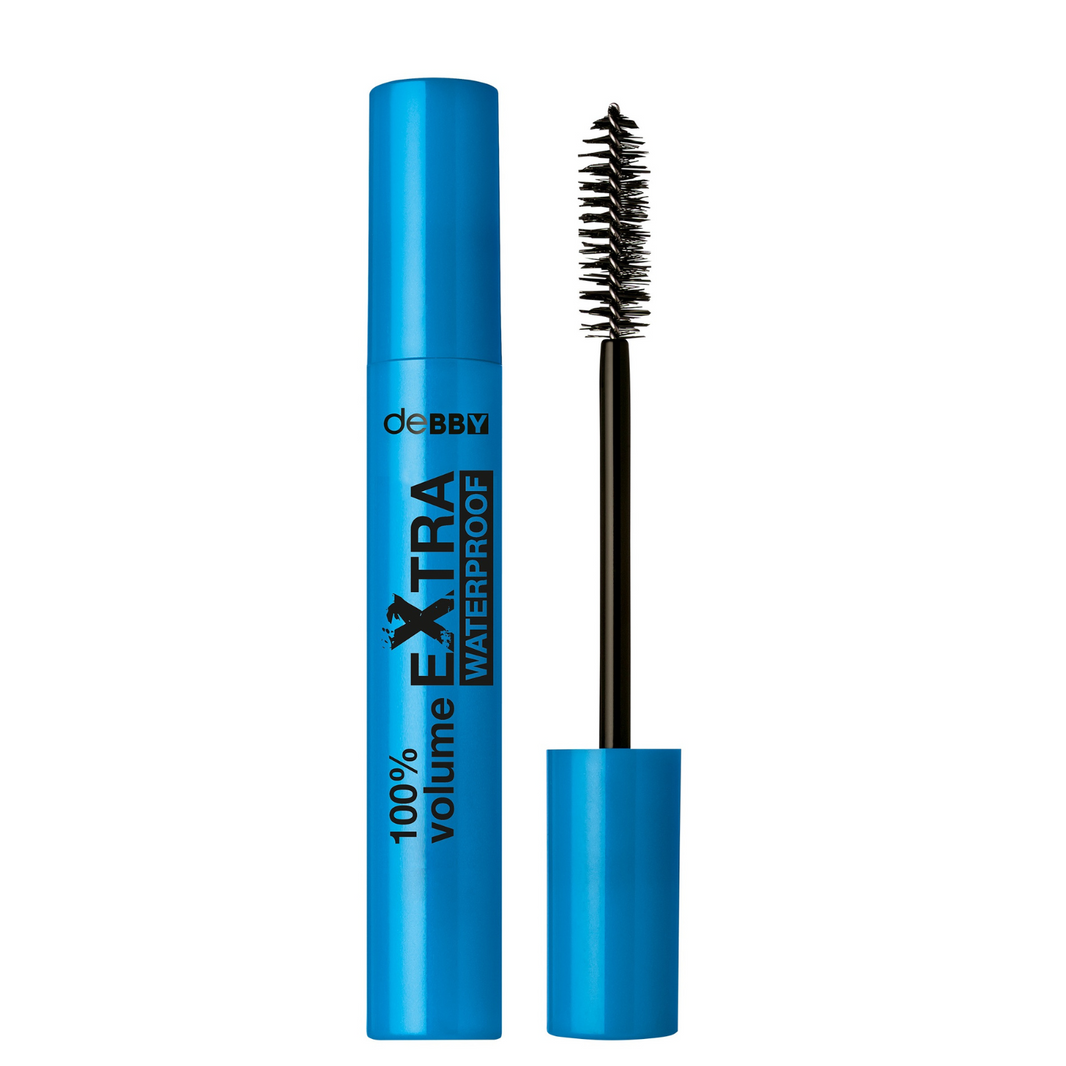 DEBBY 100% VOLUME EXTRA WATERPROOF MASCARA BLACK