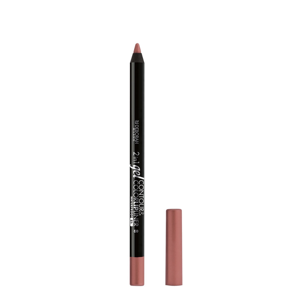 DEBORAH MILANO 2IN1 GEL CONTOUR & COLOR LIPLINER WATERPROOF