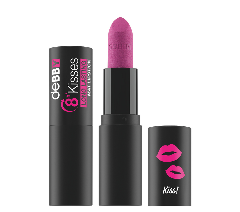 8H KISSES LONG LASTING MAT LIPSTICK