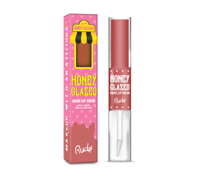 RUDE HONEY GLAZED SHINE LIP COLOR