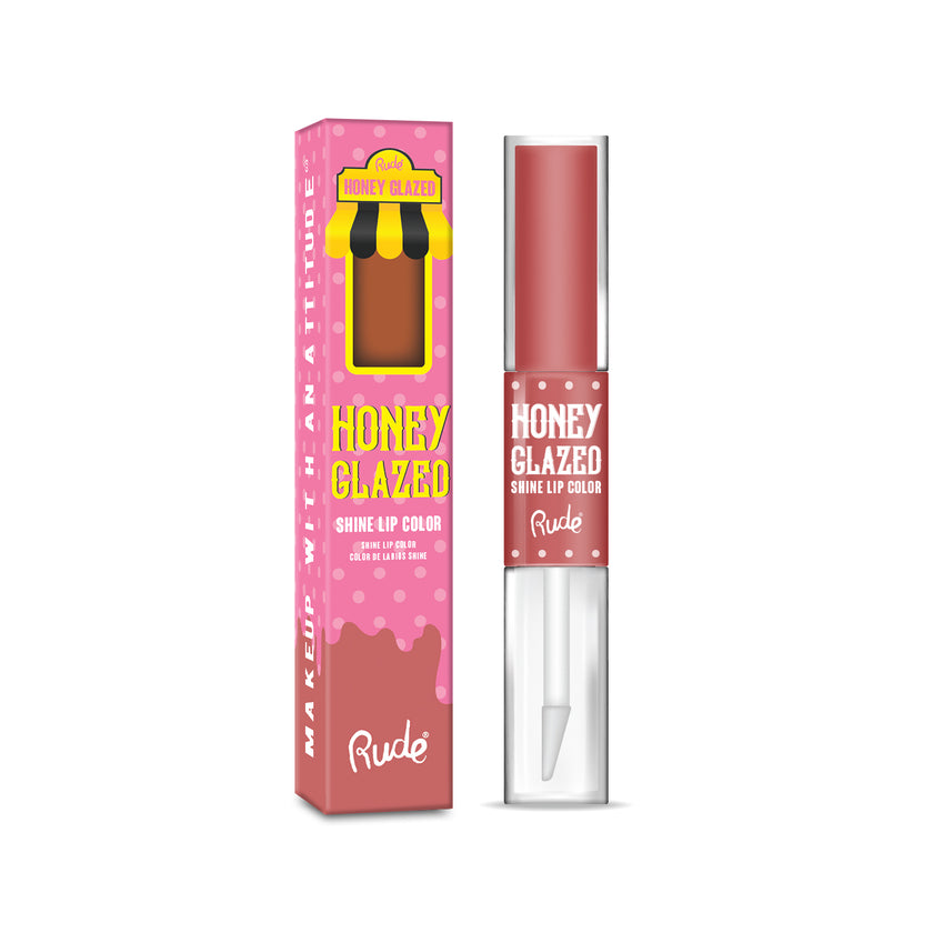 RUDE HONEY GLAZED SHINE LIP COLOR