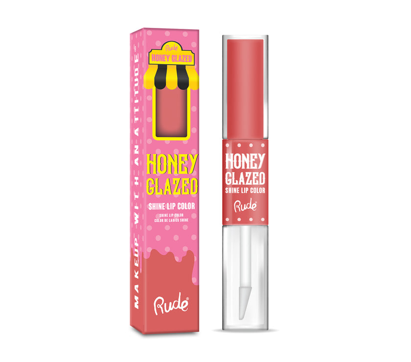 RUDE HONEY GLAZED SHINE LIP COLOR