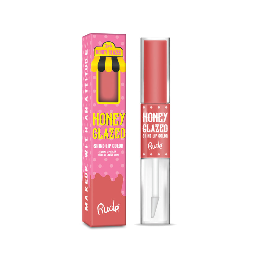 RUDE HONEY GLAZED SHINE LIP COLOR