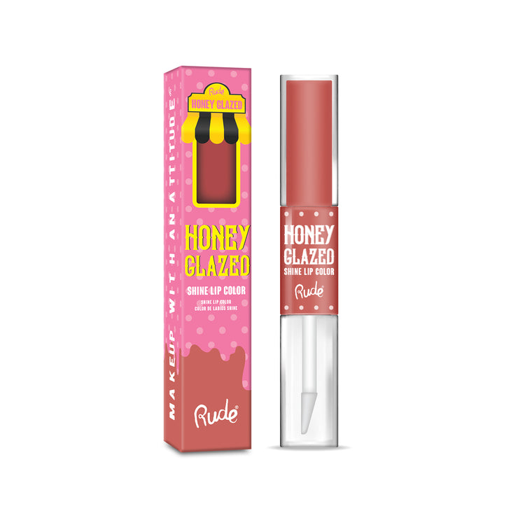 RUDE HONEY GLAZED SHINE LIP COLOR