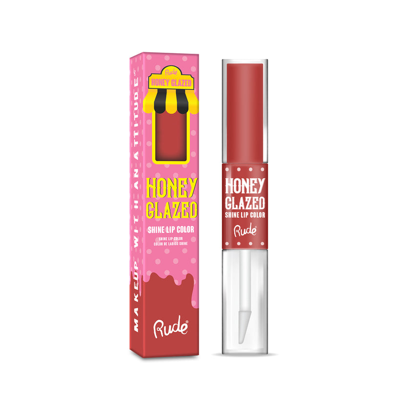 RUDE HONEY GLAZED SHINE LIP COLOR