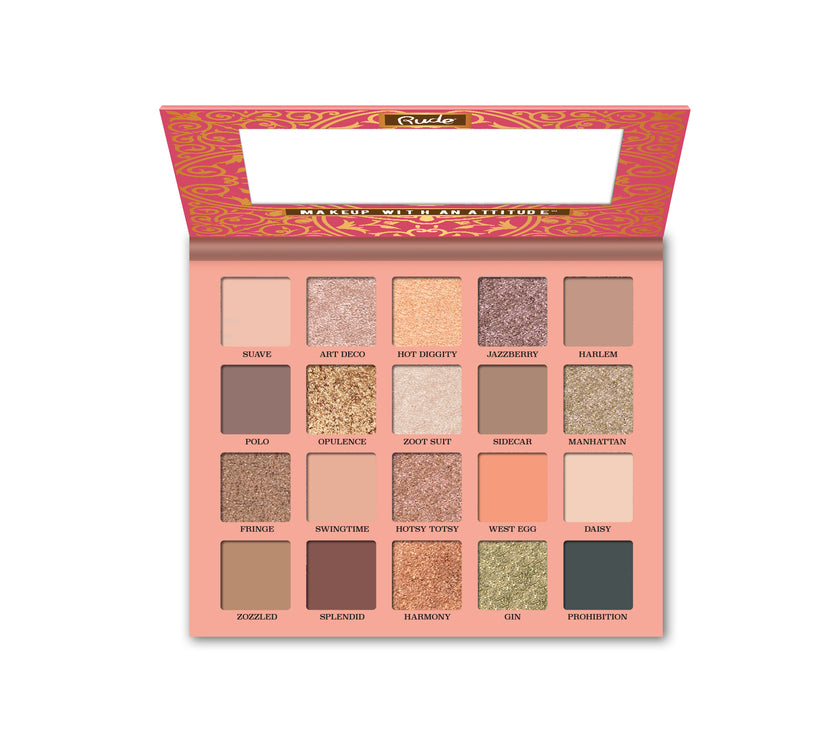 RUDE THE ROARING 20'S - 20 EYESHADOW PALETTE