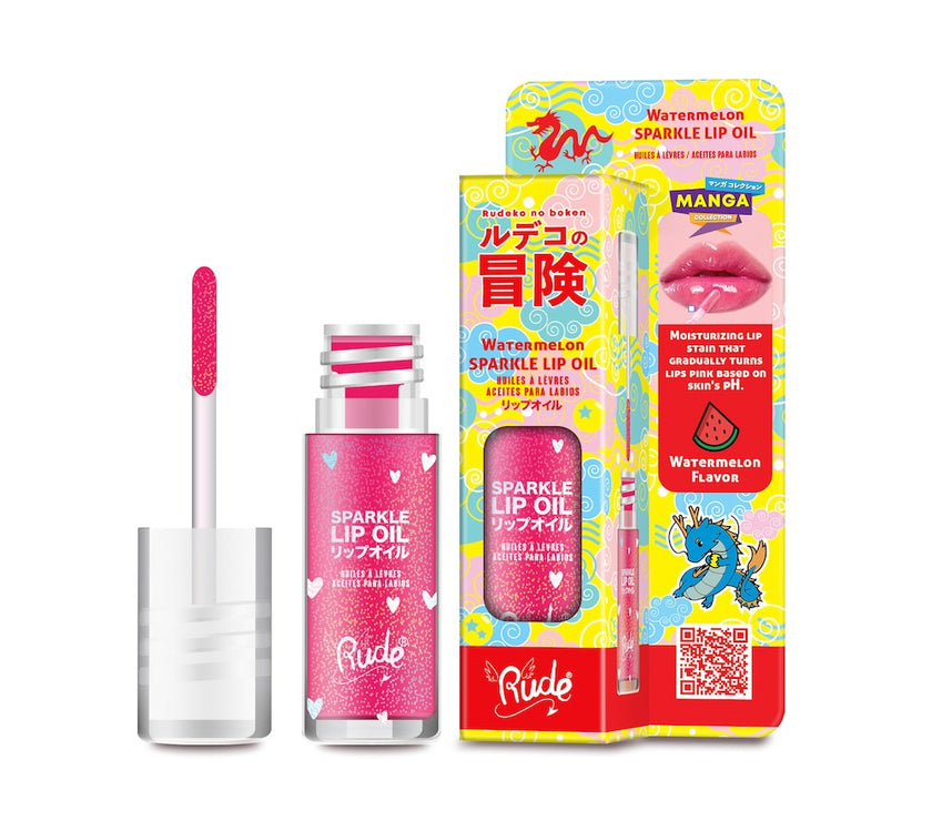 RUDE MANGA COLLECTION MANGA SPARKLE LIP OIL