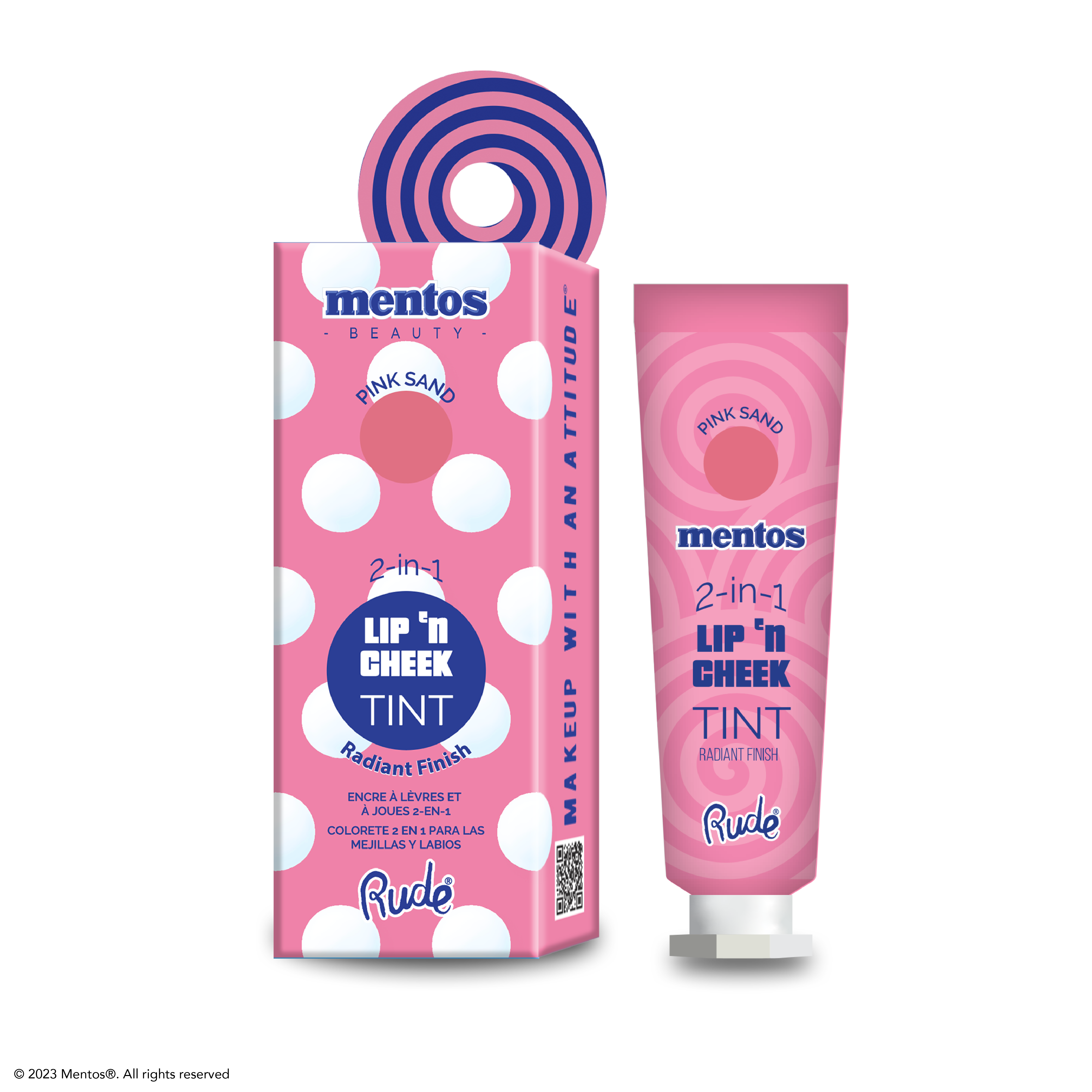 RUDE MENTOS 2 IN 1 LIP'N CHEEK TINT