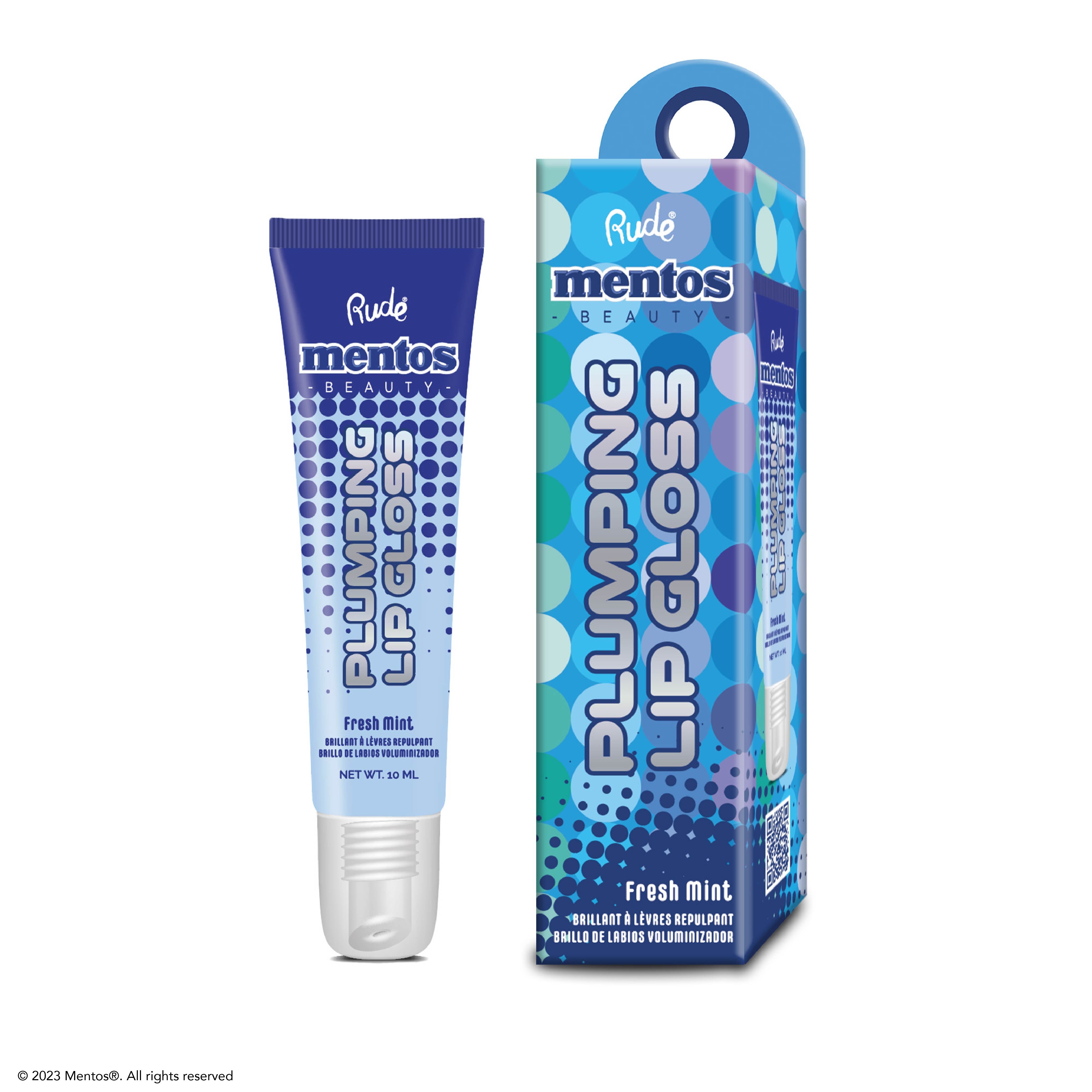 RUDE MENTOS PLUMPING LIP GLOSS