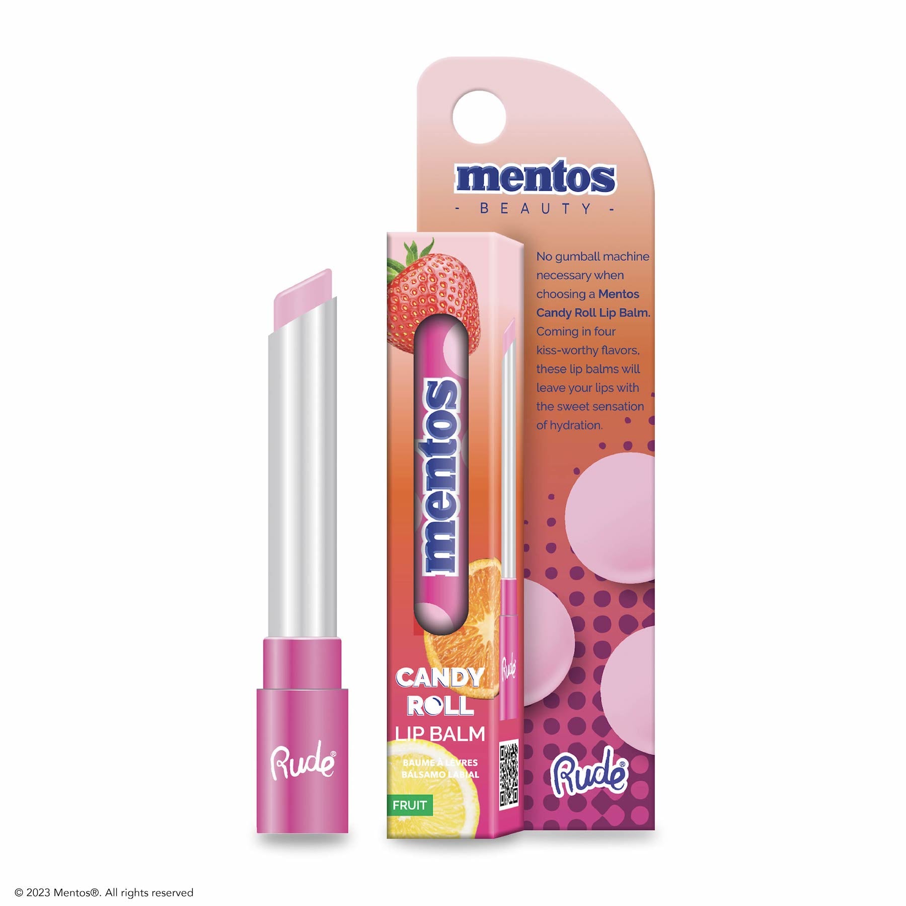 RUDE MENTOS CANDY ROLL LIP BALM