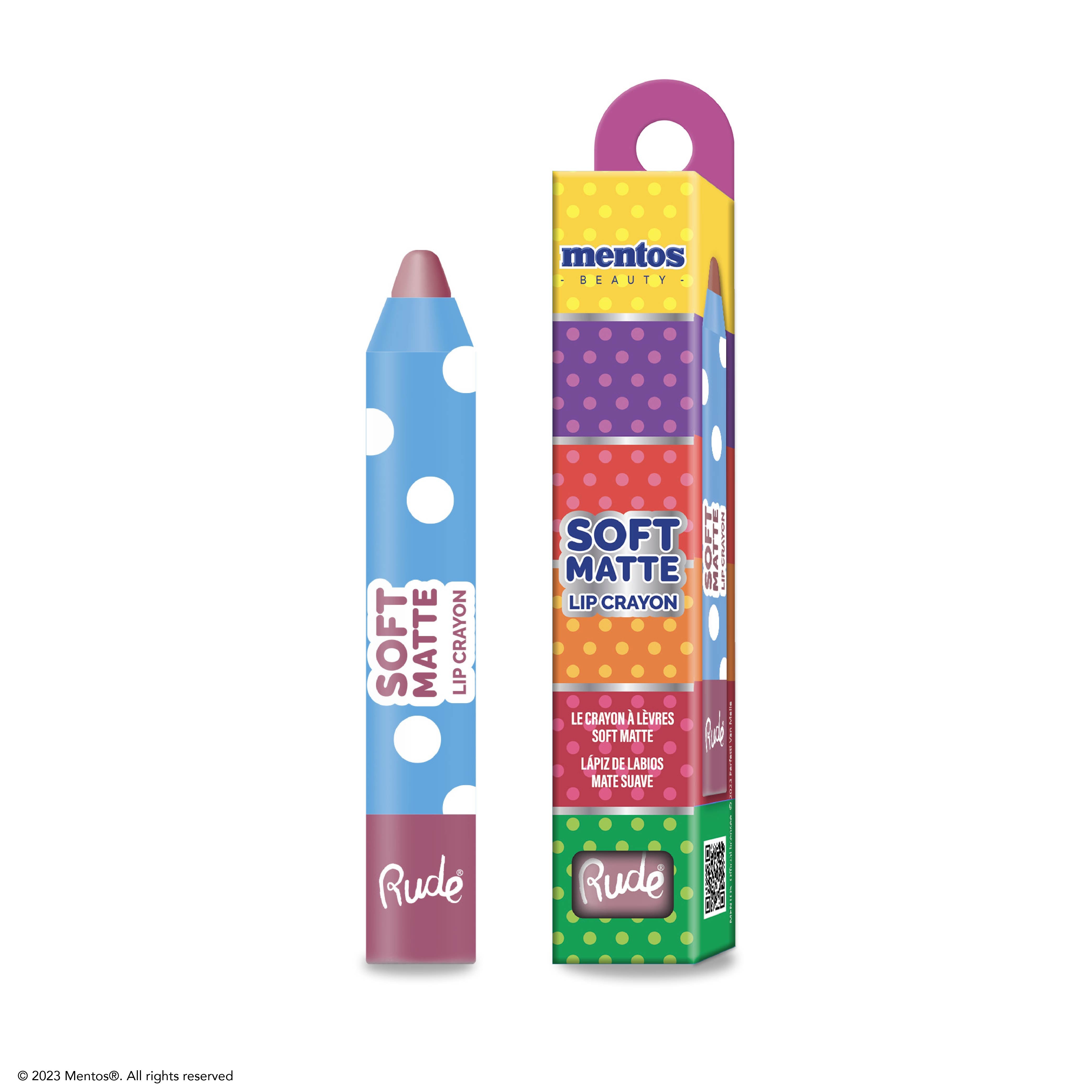 RUDE MENTOS SOFT MATTE LIP CRAYON