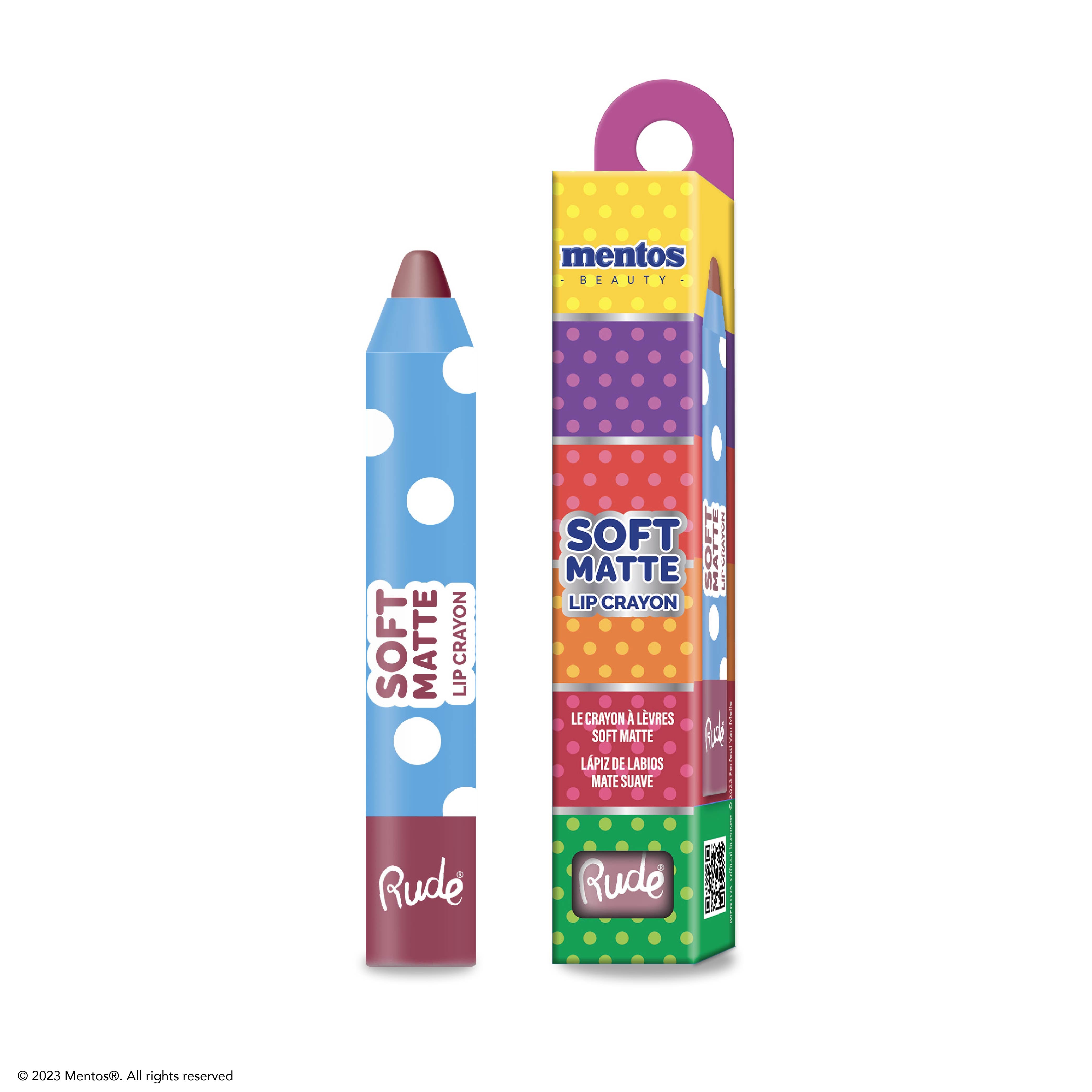 RUDE MENTOS SOFT MATTE LIP CRAYON