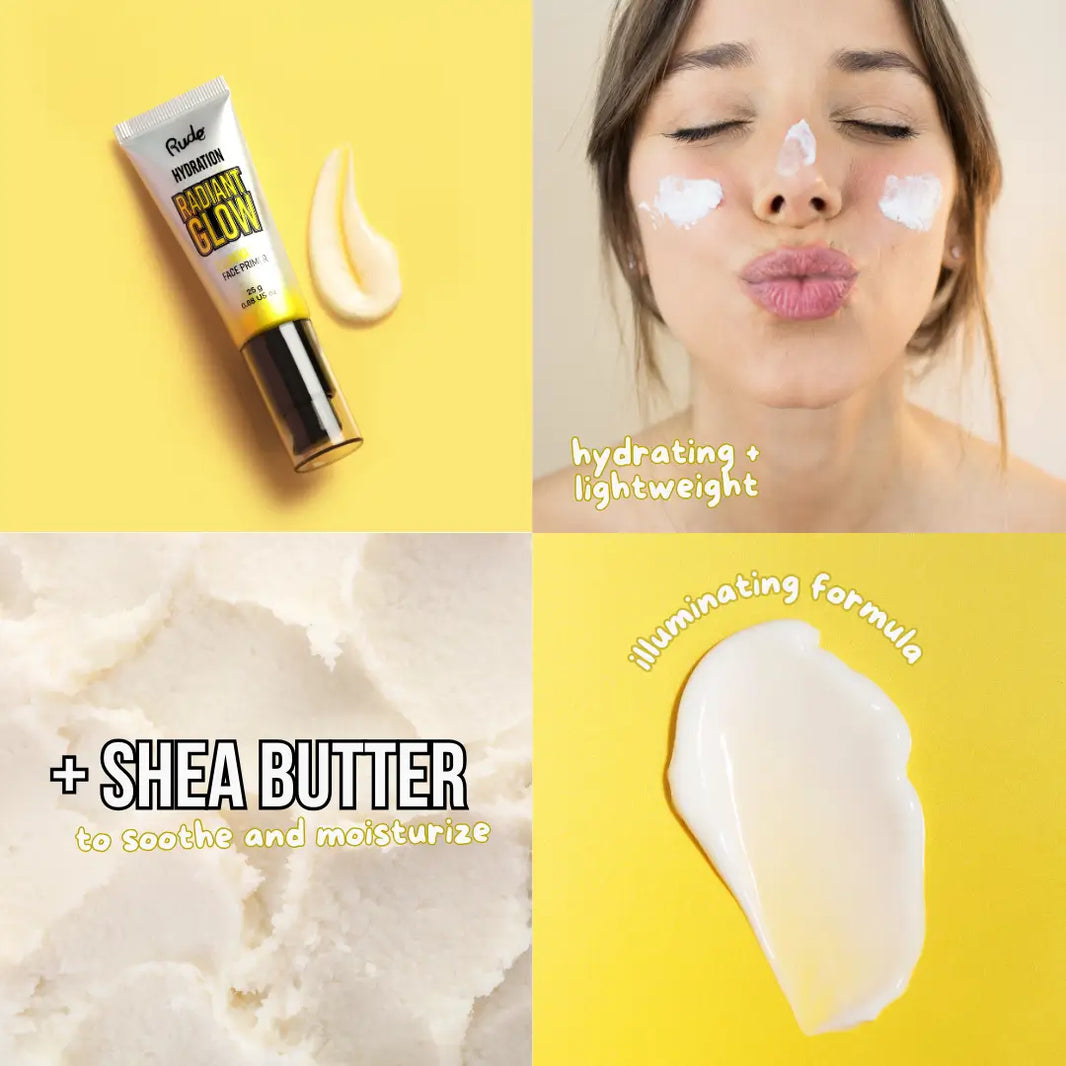 Rude Hydration Collection Radiant Glow Illuminating Face Primer