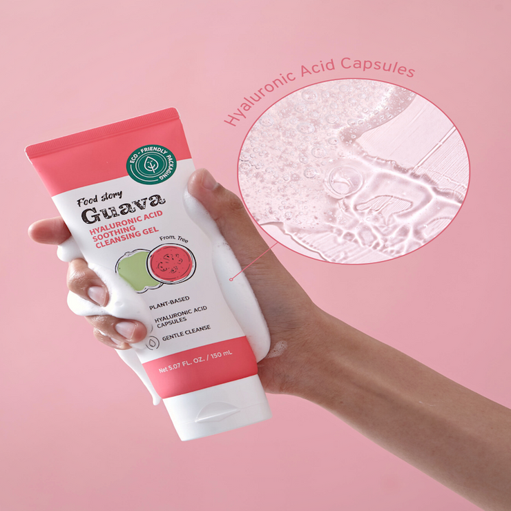 Food Story Guava Hyaluronic Acid Soothing Cleansing Gel