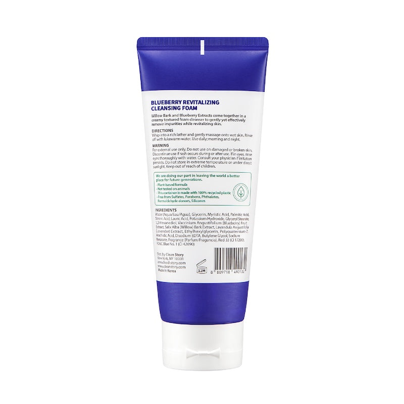 Food Story Blueberry Revitalizing Cleansing Foam