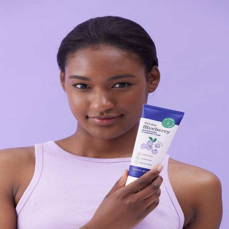 Food Story Blueberry Revitalizing Cleansing Foam