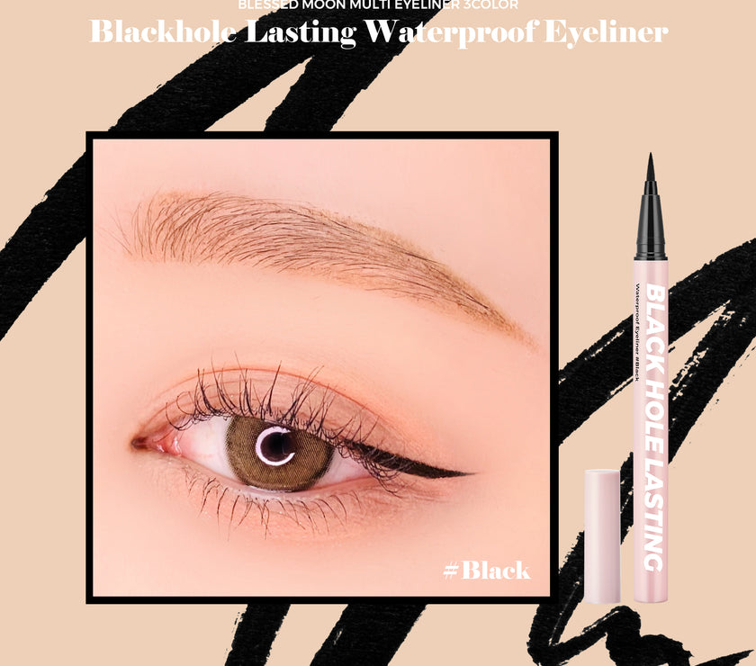 Blessed Moon Black Hole Lasting Waterproof Eyeliner #Black