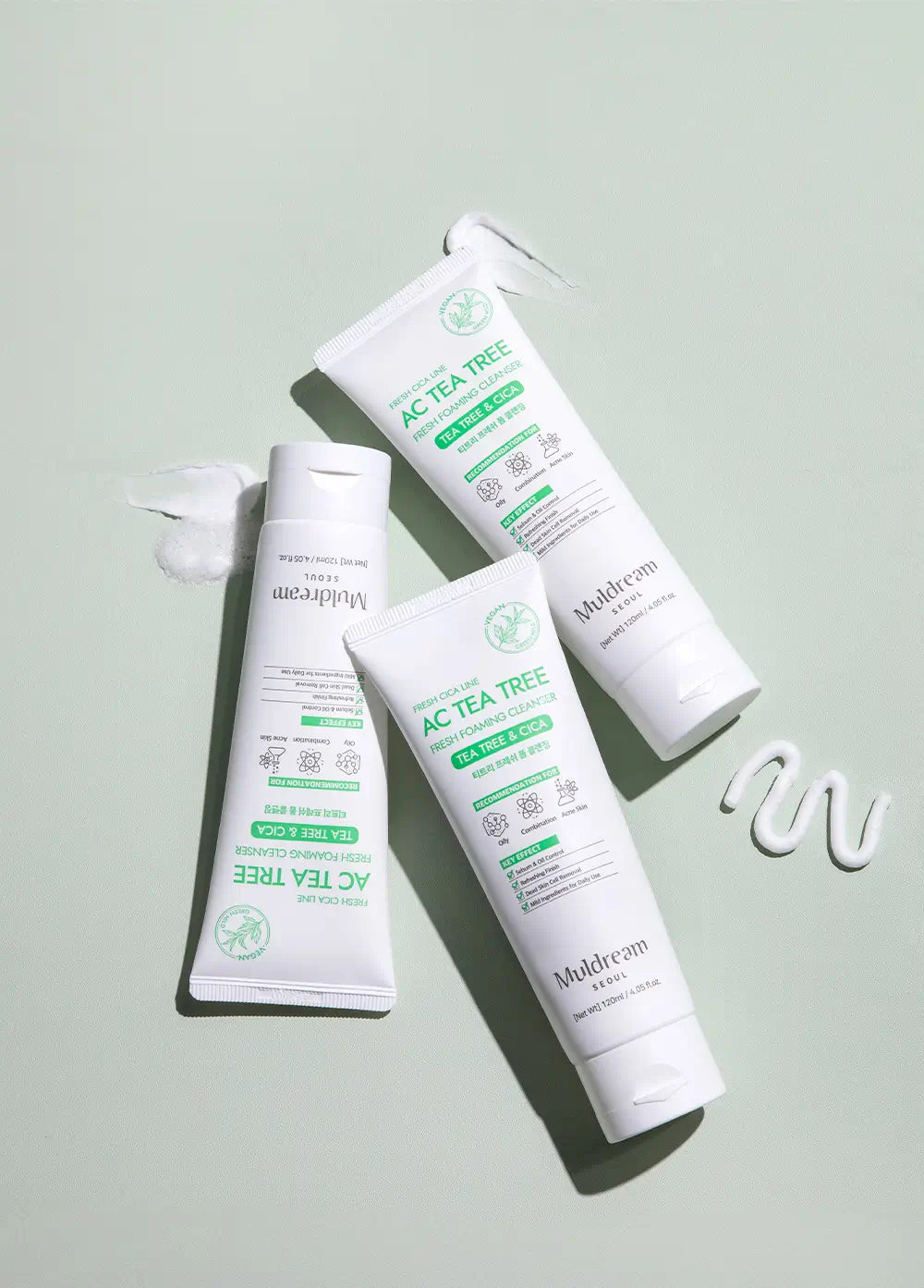 MULDREAM AC Tea Tree Fresh Foaming Cleanser
