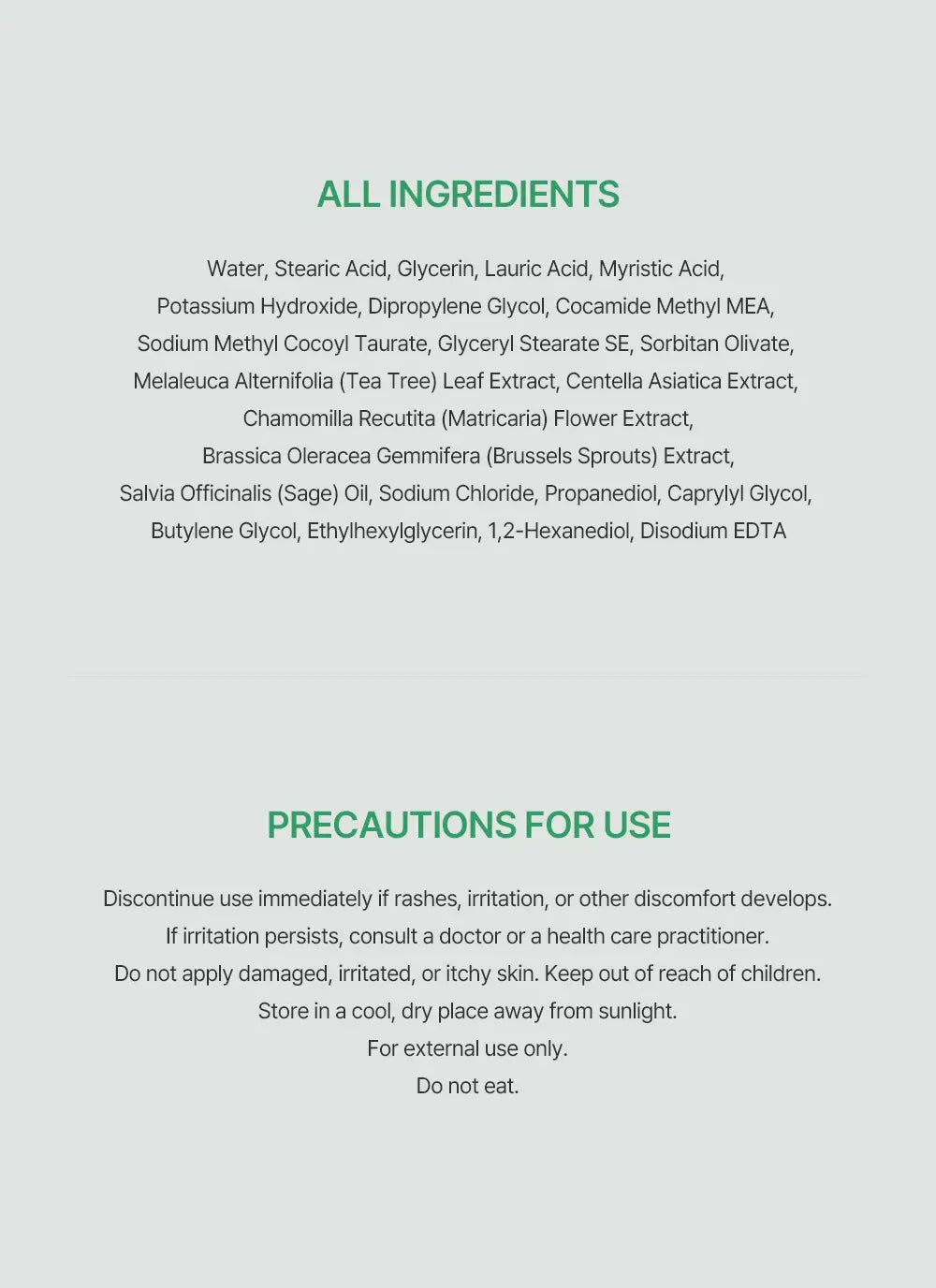 MULDREAM AC Tea Tree Fresh Foaming Cleanser
