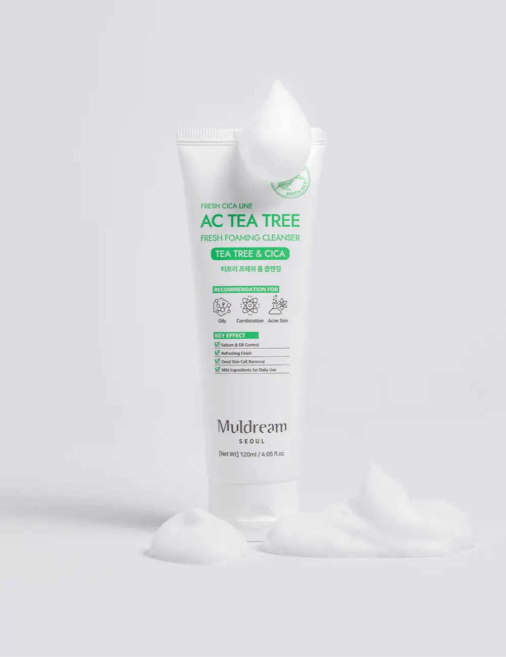 MULDREAM AC Tea Tree Fresh Foaming Cleanser