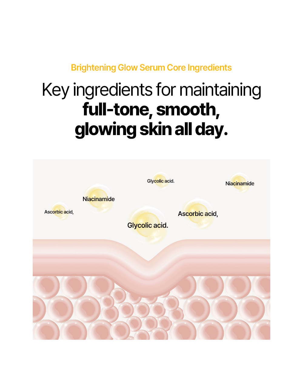 MULDREAM Brightening Glow Serum with AHA & Vitamin C