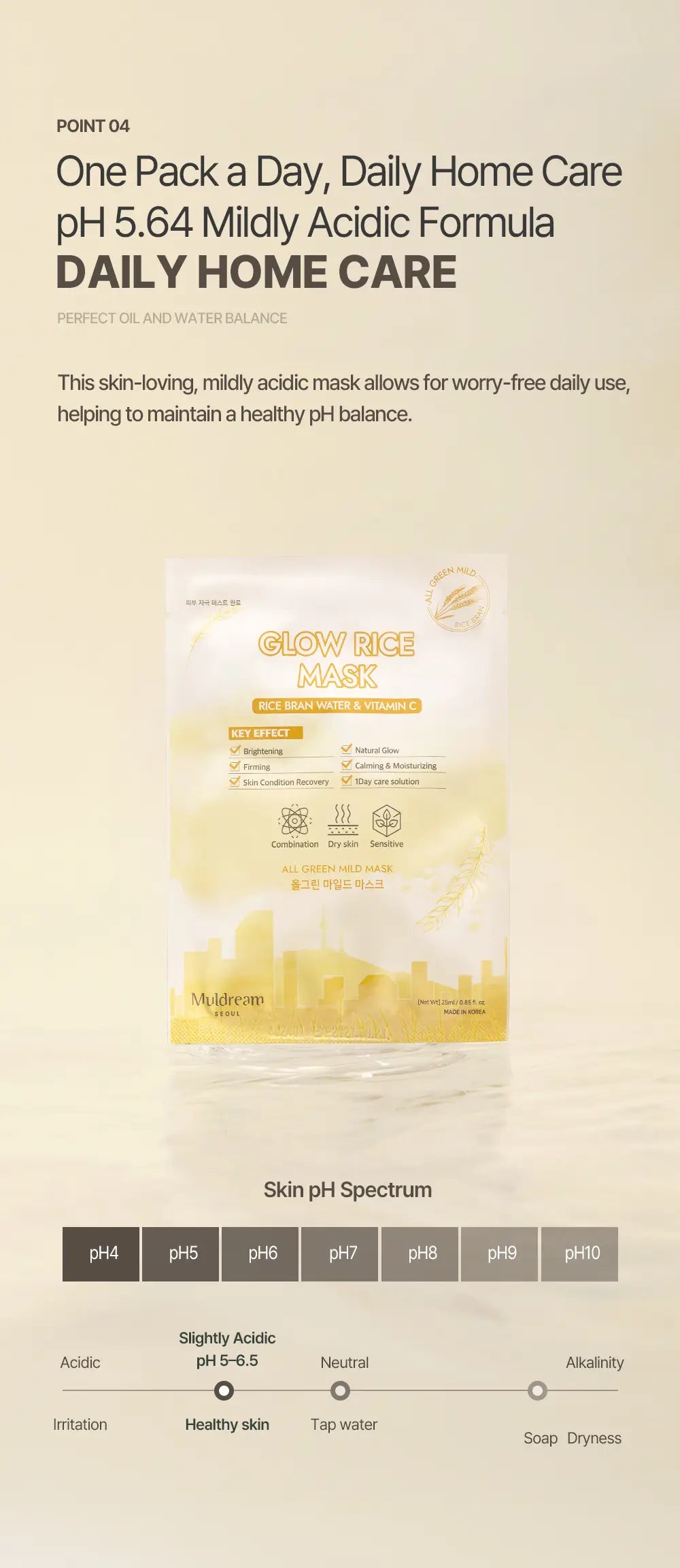MULDREAM All Green Mild Mask
