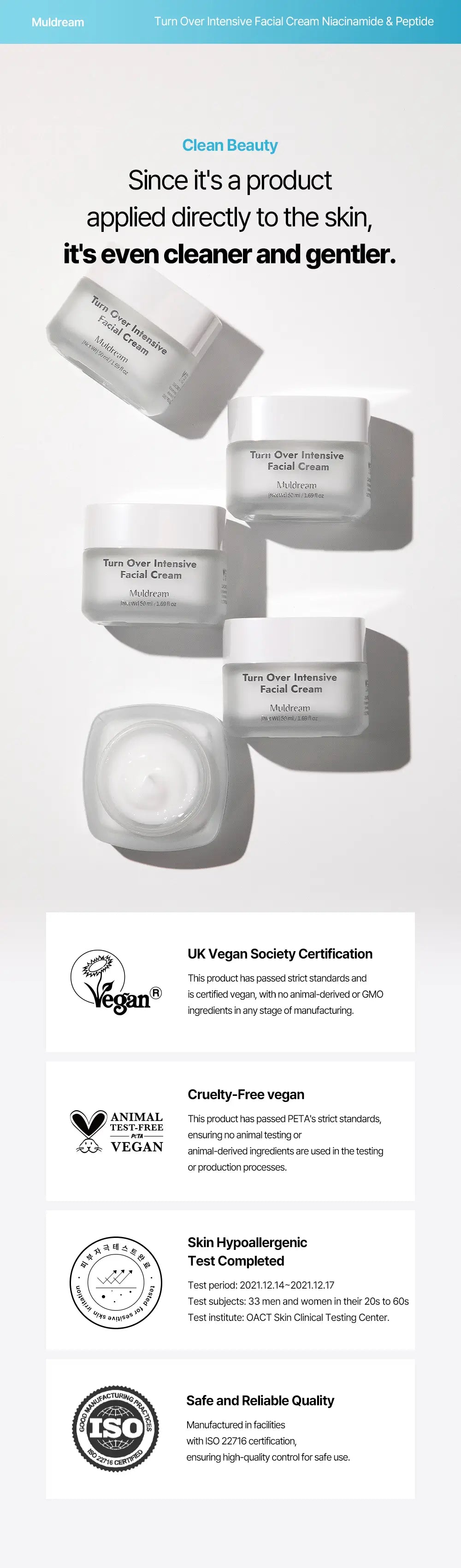 MULDREAM Turn Over Intensive Facial Cream