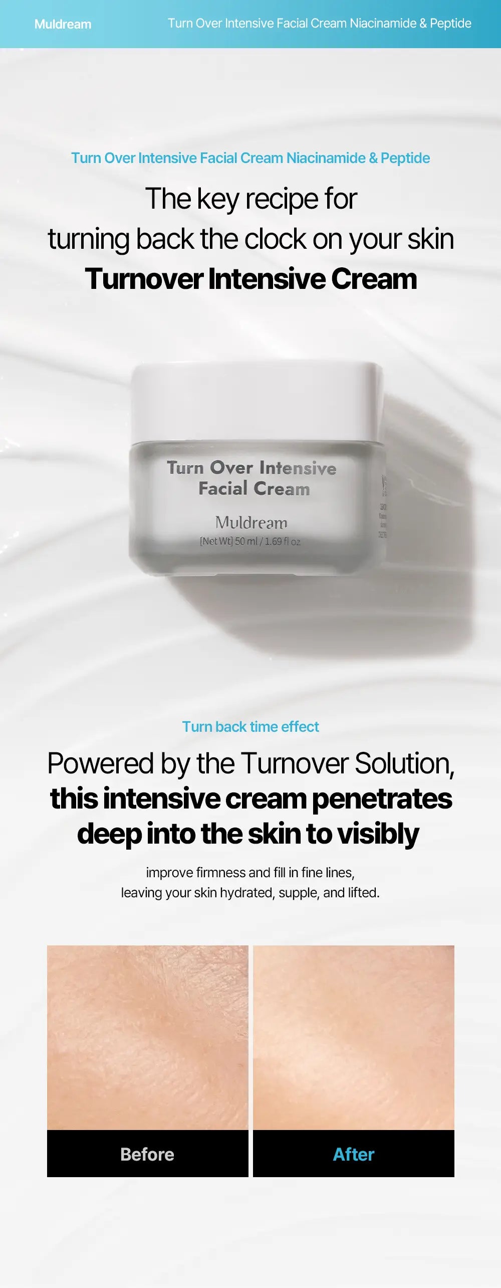 MULDREAM Turn Over Intensive Facial Cream