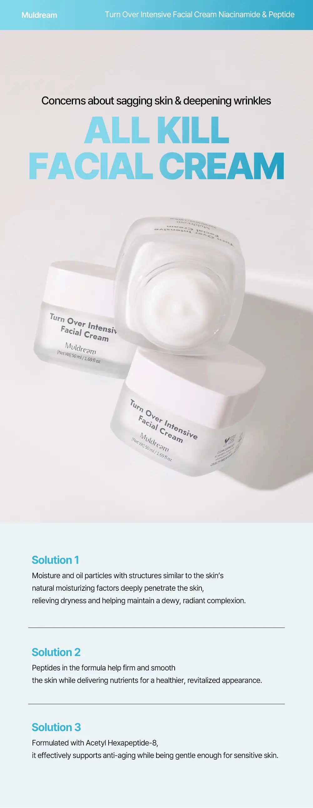 MULDREAM Turn Over Intensive Facial Cream