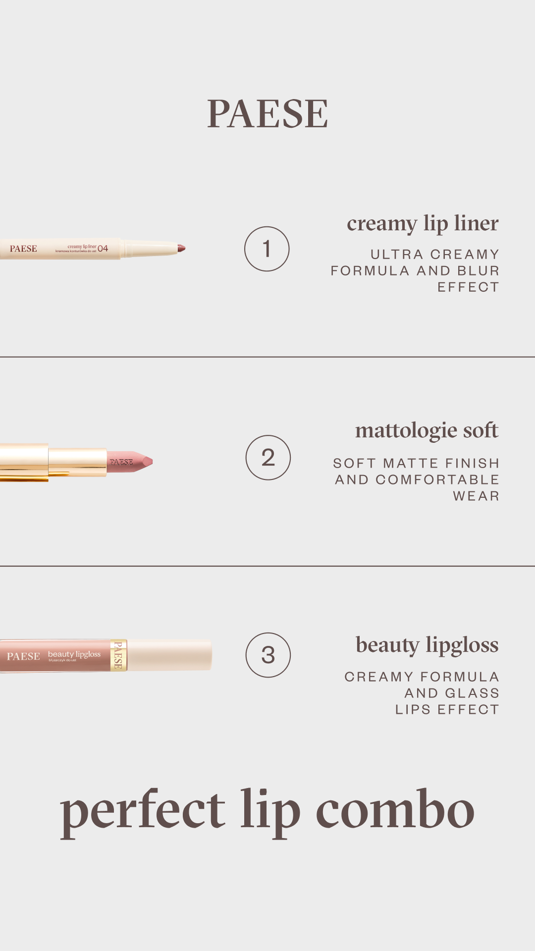 PAESE Tasty Lips Beauty Lipgloss