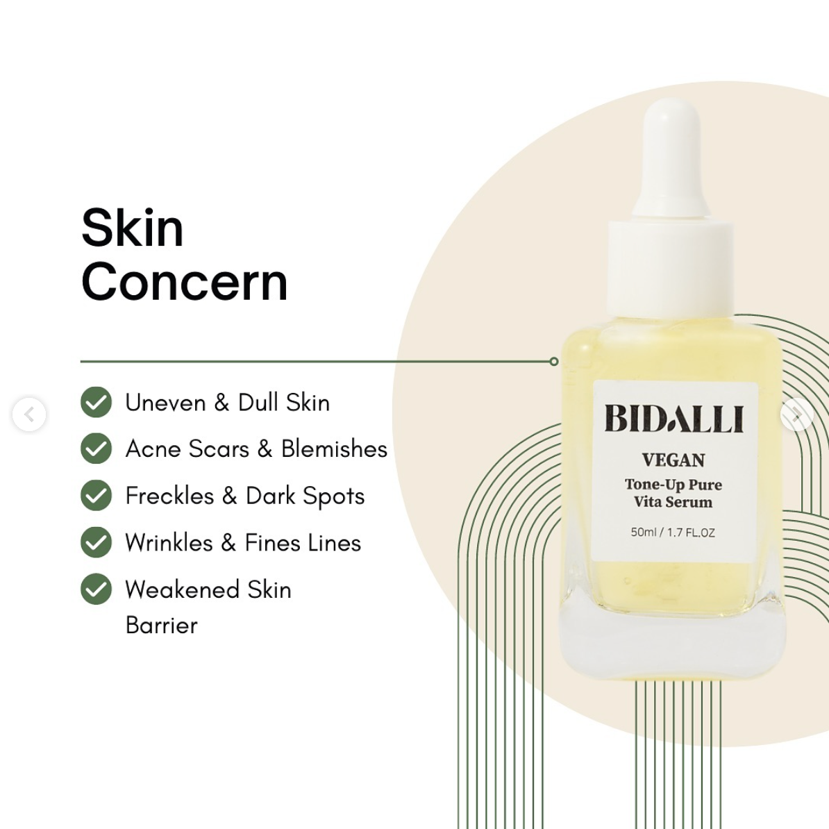 Bidalli Vegan Tone-Up Pure Vita Serum