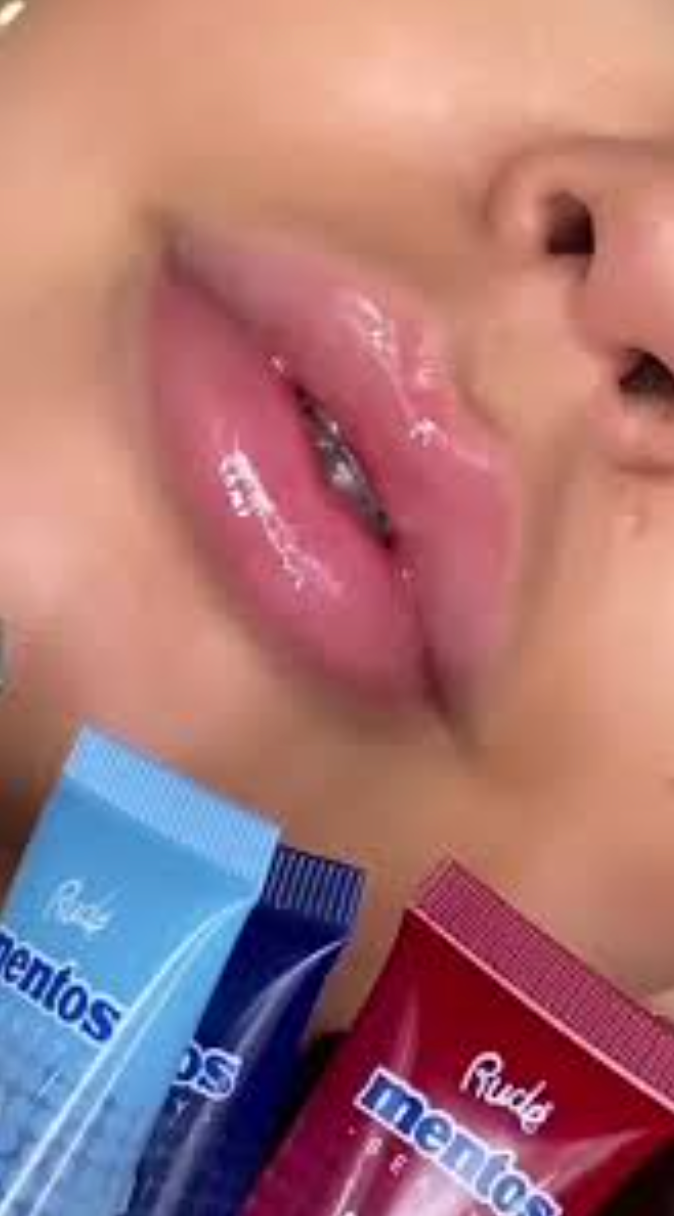 RUDE MENTOS PLUMPING LIP GLOSS