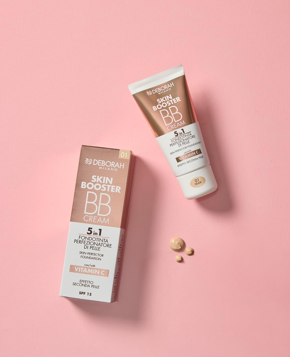 DEBORAH SKIN BOOSTER BB CREAM 5 IN 1 SKIN PERFECTOR FOUNDATION