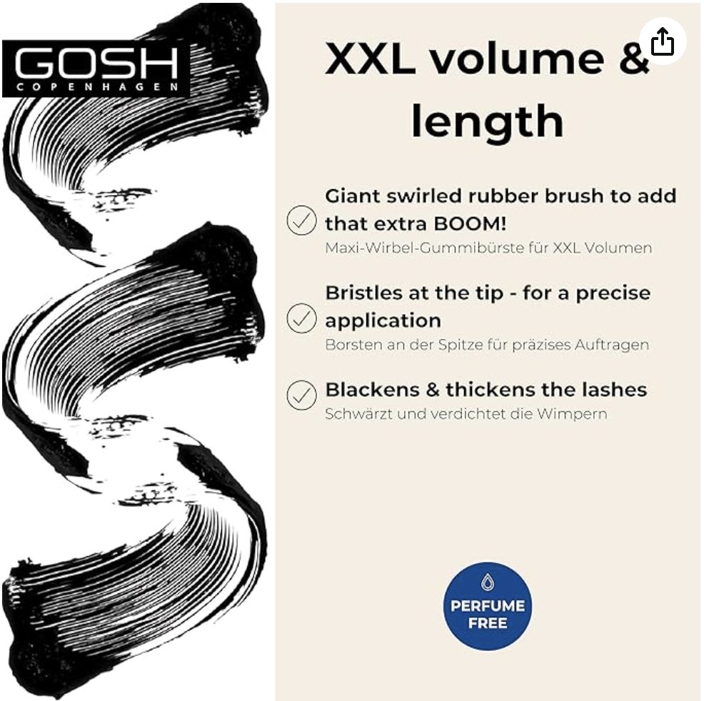 GOSH BOOMBASTIC SWIRL MASCARA