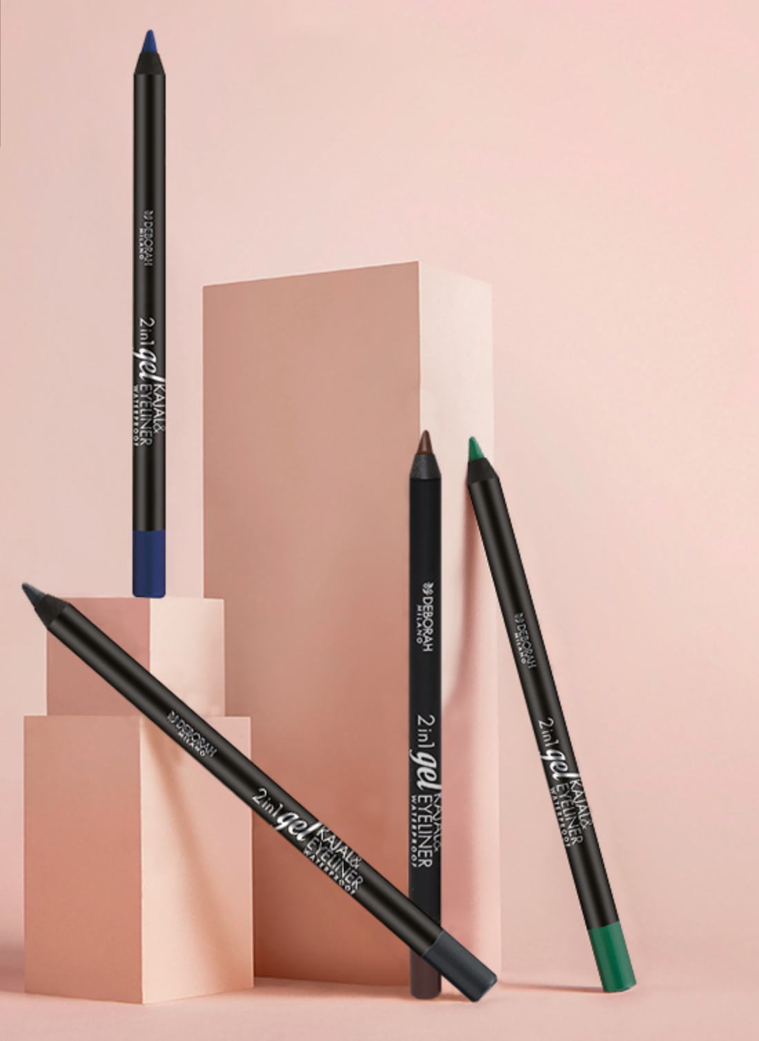 DEBORAH  2 IN 1  GEL KAJAL & EYELINER