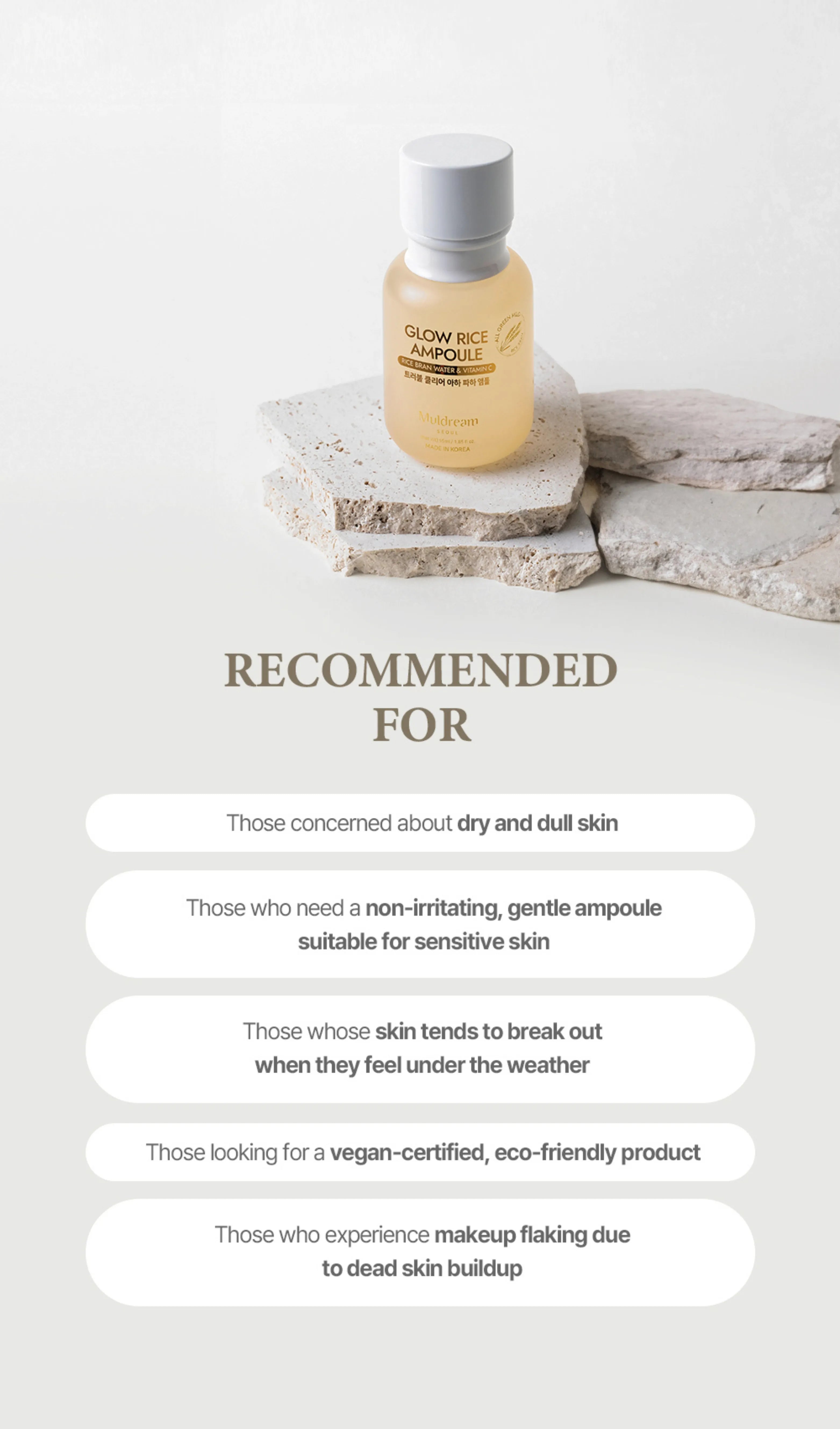 MULDREAM Trouble Clear AHA PHA Ampoule
