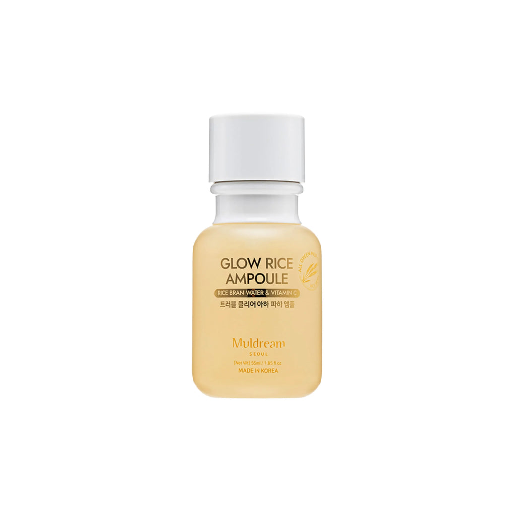 MULDREAM Glow Rice Ampoule with Rice Bran Water & Vitamin C