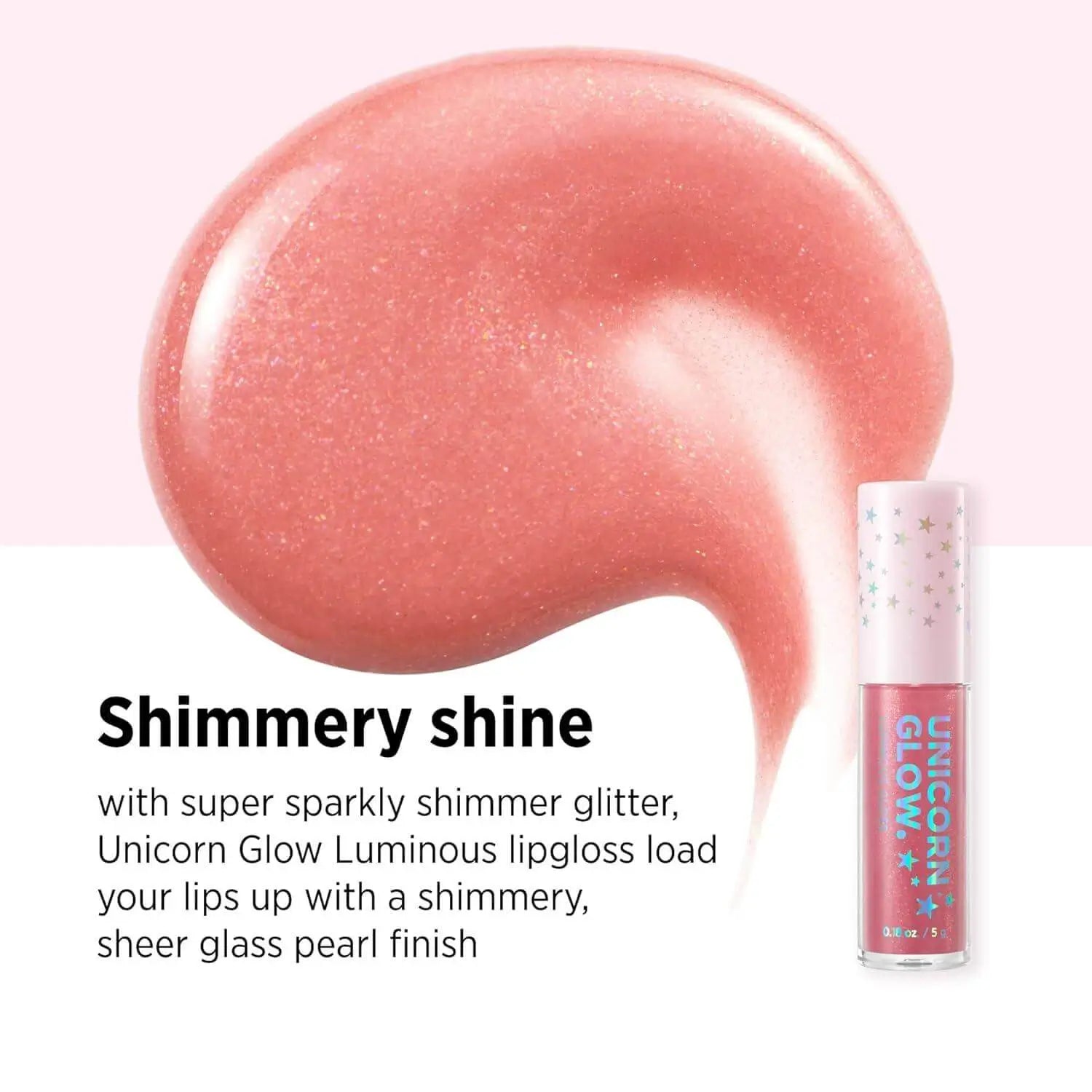 Unicorn Glow Luminous Lip Gloss 03 Rose Gold